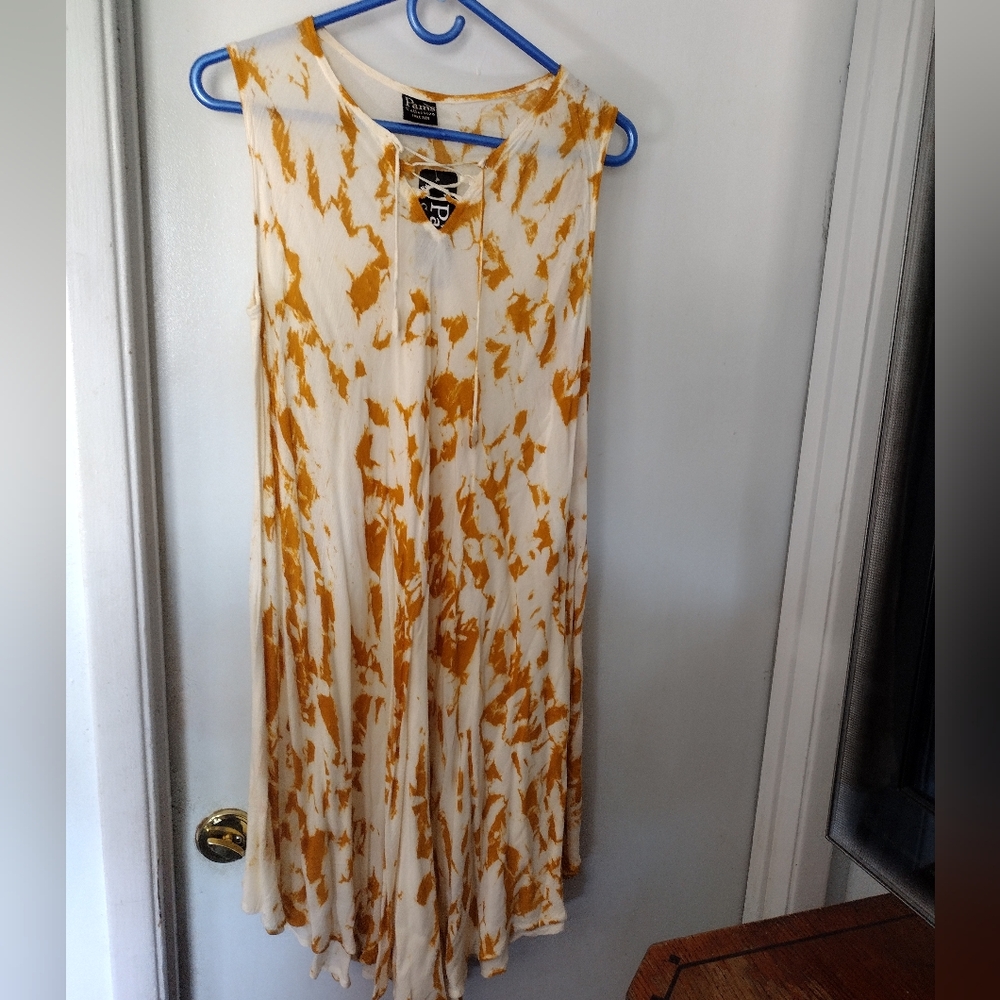 Pam's Collection Gold and Cream Sundress